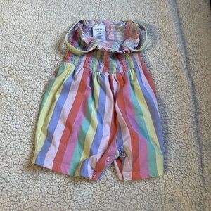 Colorful Striped Baby Romper